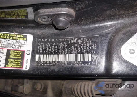 2014 Toyota Corolla Le z USA, uszkodzony, nr VIN 2T1BURHE4EC179979